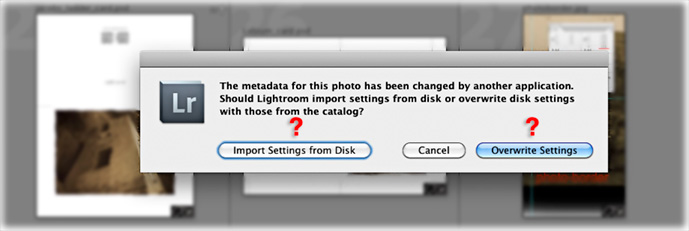 import or overwrite settings